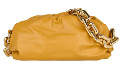 Chain Pouch, Leather, Yellow, 3372S, DB, 2*